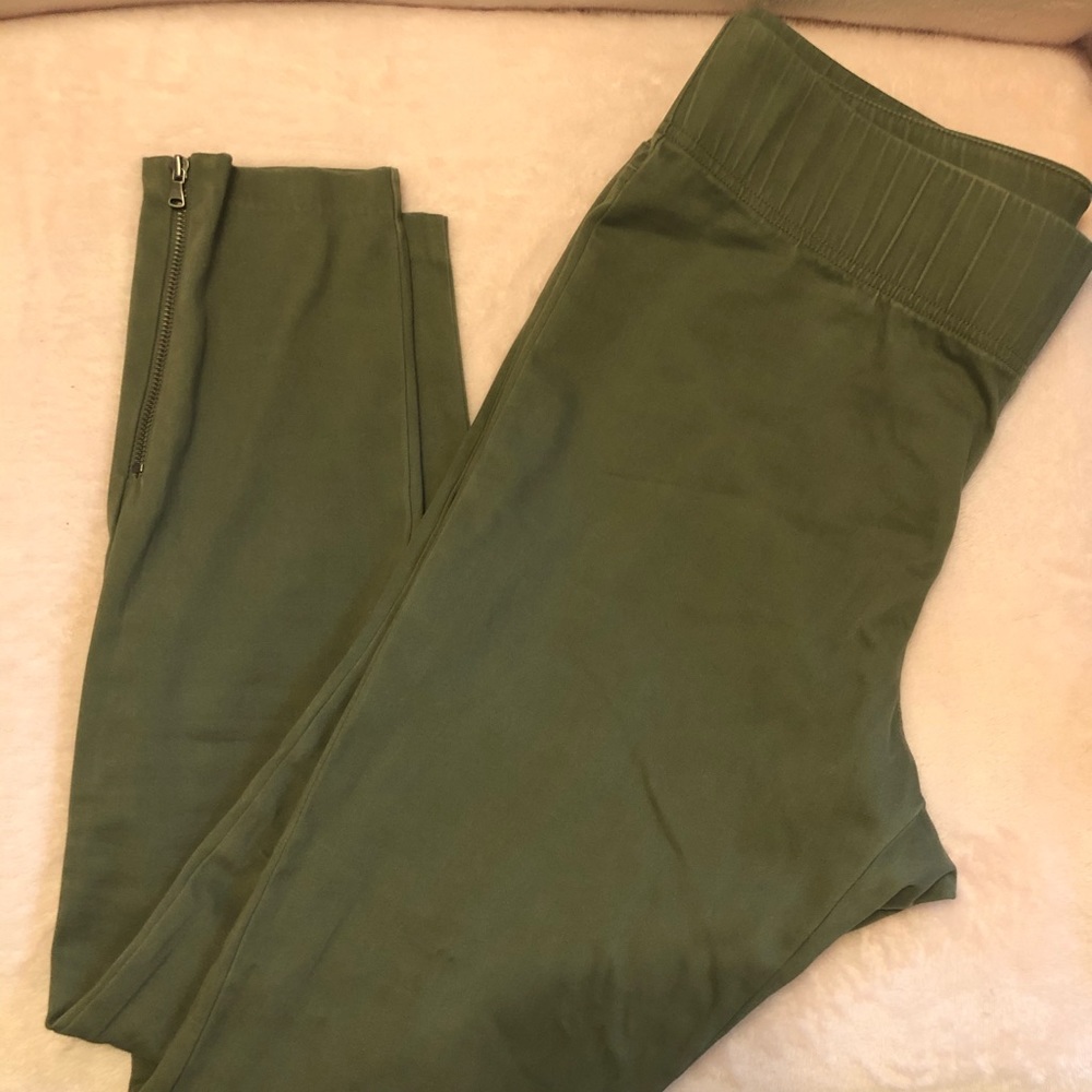Olive Green Loft Outlet Leggings
